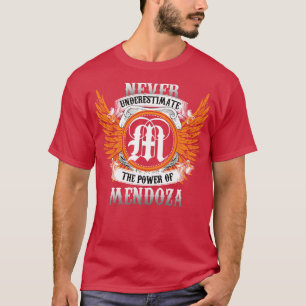 T-shirt Mendoza Nom Chemise Ne Sous-Estime Jamais La Puiss
