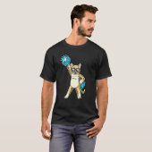 T-shirt Meneuse de claques Chat Meneuse de claques Cheer F (Devant entier)