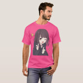 T-shirt Menhera Chan Anime (Devant entier)