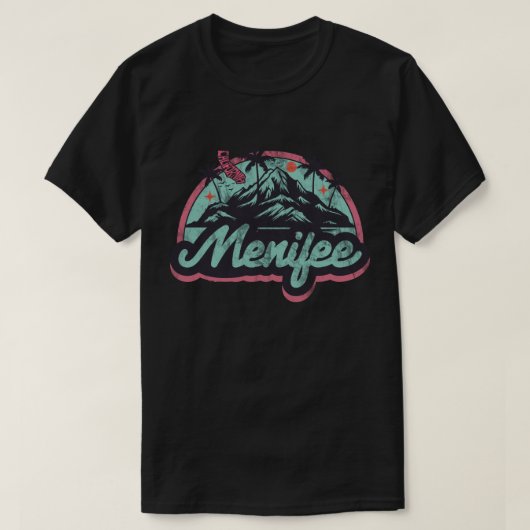 T-shirt Menifee, Californie (Design devant)