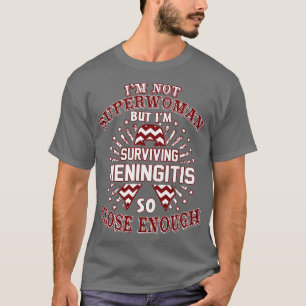 T-shirt Méningite Sensibilisation Je Ne Suis Pas Superfemm