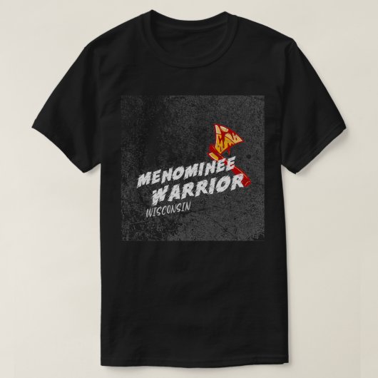 T-SHIRT MENOMINEE WARRIOR (Design devant)