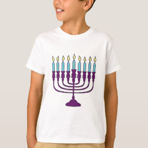 T-shirt Ménorah de Hanoukka