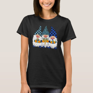 T-shirt Menorah juive Trois Gnomes Joyeux Chanukah Gnome H