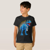 T-shirt Menorasaurus Hanukkah T Rex Dinosaur Dino Chanukah (Devant entier)