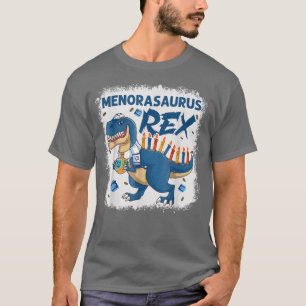 T-shirt Menorasaurus Re Drôle Hanoukka Dinosaur Chanukah O