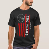 T-shirt Mens 250th Anniversary America  (Devant)