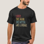 T-shirt Mens 40th Birthday Toxits Vintage 1982 Funny 40 Ye<br><div class="desc">Mens 40th Birthday</div>