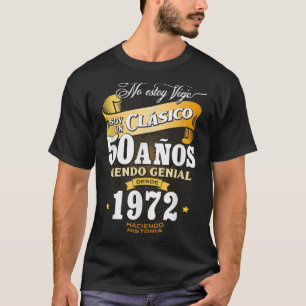 T-shirt Mens 50th Birthday poison pour Him in Spanish