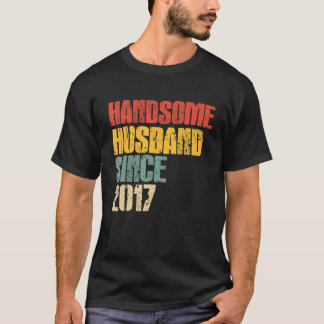 T-shirt Mens 6th Wedding Anniversary for Him Handsome Husb