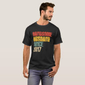T-shirt Mens 6th Wedding Anniversary for Him Handsome Husb (Devant entier)