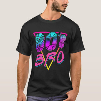 T-shirt Mens 80's 90's Bro Vintage 80s 90s Costume Retro O