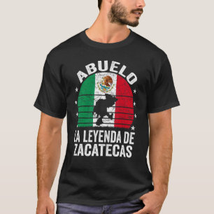 T-shirt Mens Abuelo La Leyenda De Zacatecas
