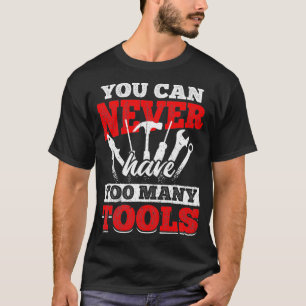 T-shirt Mens Addicted to Tools funny Mechanic and craftsma