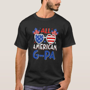 T-shirt Mens All American G Pa 4 juillet American Flag S