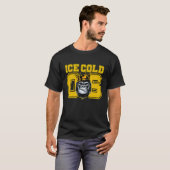 T-shirt Mens Alpha Fraternité africaine Ice Cold Brothas 1 (Devant entier)
