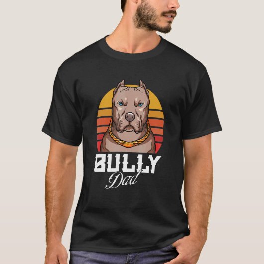 T-shirt Mens American Bully Pour Propriétaire De Chien Bul (Devant)