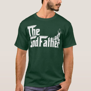 T-shirt Mens Amusant Paysage Le Parrain Mens Coupe d'herbe