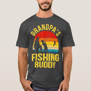 T-shirt Mens Amusants Grandpas Pêche Buddy Pour Papa