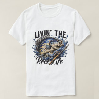 T-shirt Men's and Women's Livin' the Reel Life T-Shirt. 