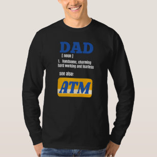 T-shirt Mens Atm Fête des pères Papa Graphic Family