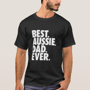 T-shirt Mens Aussie Papa Australian Shepherd Chien Papa