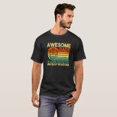 T-shirt Mens Awesome Dads Explorer Dungeons Dm Rpg Dice Dr (Devant entier)