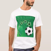 T-Shirt Mens Balls De Football (Devant)