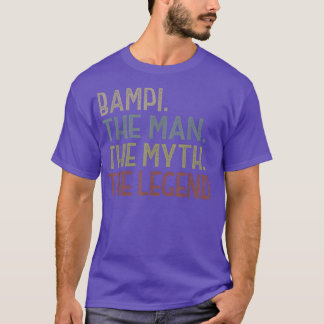 T-shirt Mens Bampi Thé Grandchildren Funny Bampi Myt