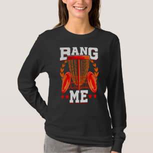 T-shirt Mens Bang Me Disque Golf Frisbee Chains de Golf Di