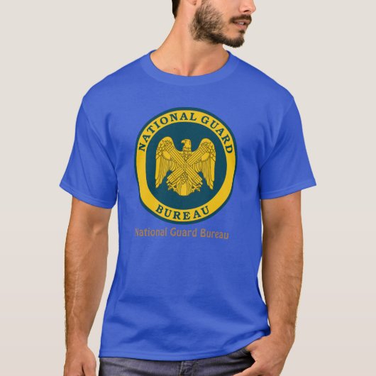 T-shirt Mens Basic, Bureau de la Garde nationale (Devant)
