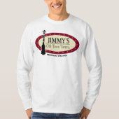 T-shirt Men's Basic White JOTT Logo Long Sleeve (Devant)