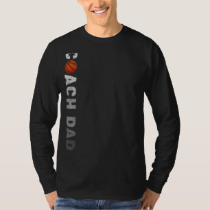 T-shirt Mens Basketball Basketball entraîneur Papa Da Père