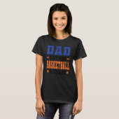 T-shirt Mens Basketball dad basketball equipment for baske (Devant entier)
