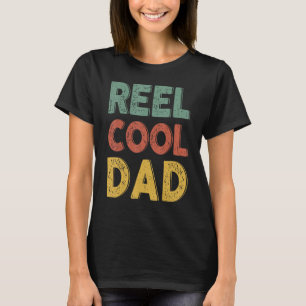 T-shirt Mens Basse Pêche Reel Cool Papa Pêcheur Basse Papa