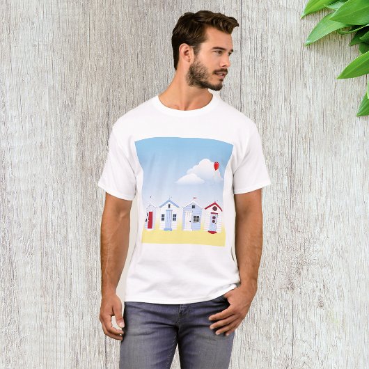 T-shirt Mens Beach Huts