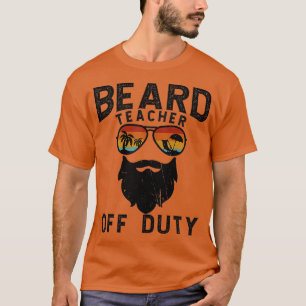 T-shirt Mens Beard acher Off Duty Lunettes de soleil Beach