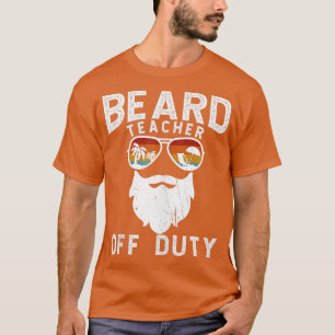 T-shirt Mens Beard acher Off Duty Lunettes de soleil Beach
