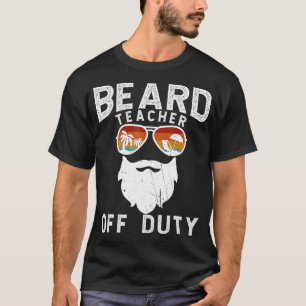 T-shirt Mens Beard acher Off Duty Lunettes de soleil Beach