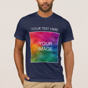T-shirt Mens Bella Canvas Tee - shirt Ajouter Image Logo T
