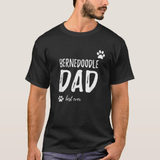 T-shirt Mens Bernedoodle Chien Papa Meilleure idée cadeau