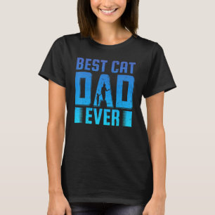 T-shirt Mens Best Chat Papa Ever Père Day Citation Dit 11