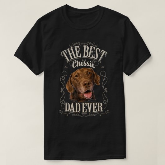T-shirt Mens Best Chessie Dad Ever Chesapeake Bay Retrieve (Design devant)