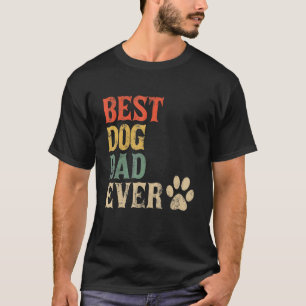 T-shirt Mens Best Chien Papa Jamais Vintage Chien Daddy Re