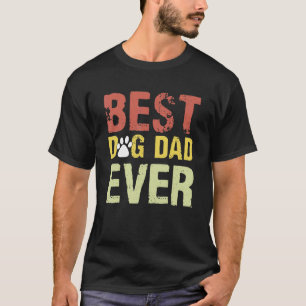 T-shirt Mens Best Chien Papa Jamais Vintage Chien Daddy Re