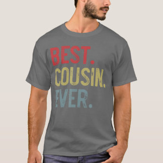 T-shirt Mens Best Cousin Ever Vintage Fathers Day for Cous