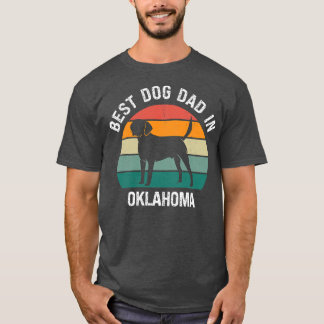 T-shirt Mens Best Dog Dad In Oklahoma Funny Dog