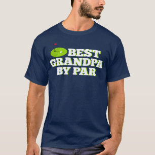 T-shirt Mens Best Grandpa par Par Funny Golf Fête des père