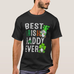 T-shirt Mens Best Irish Daddy Ever Cadeaux Shamrock St Pat