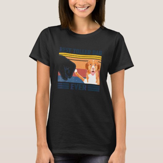 T-shirt Mens Best Nova Scotia Duck Tolling Retriever Papa (Devant)